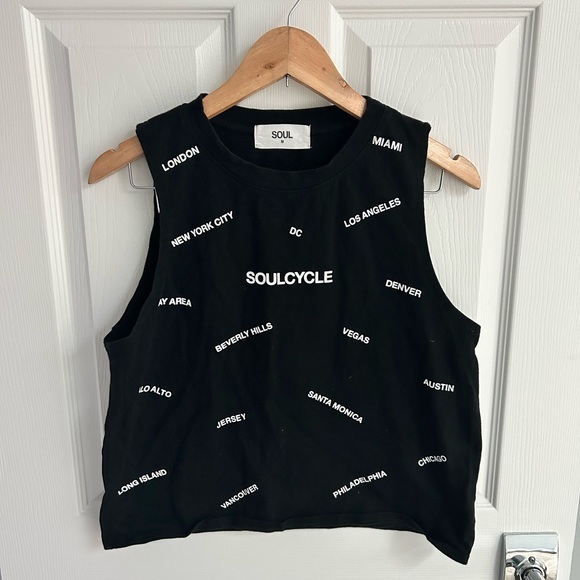 Soulcycle Cropped‎ Cotton Tank - Picture 1 of 3